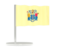 Flag of state of New Jersey. Flag pin. Download icon