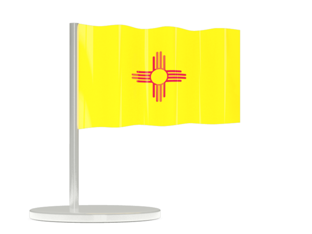 Flag pin. Download flag icon of New Mexico