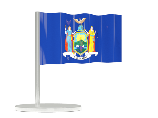 Flag pin. Download flag icon of New York