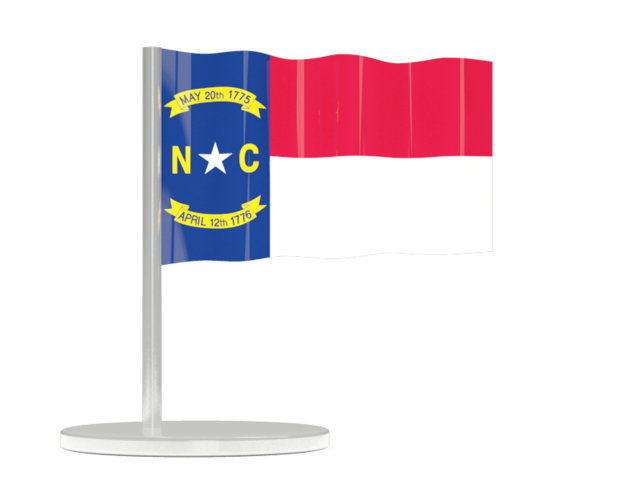 Flag pin. Download flag icon of North Carolina