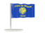 Flag of state of Oregon. Flag pin. Download icon