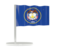 Flag of state of Utah. Flag pin. Download icon