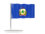 Flag of state of Vermont. Flag pin. Download icon