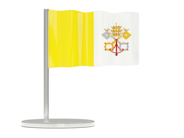 Flag pin. Download flag icon of Vatican City at PNG format