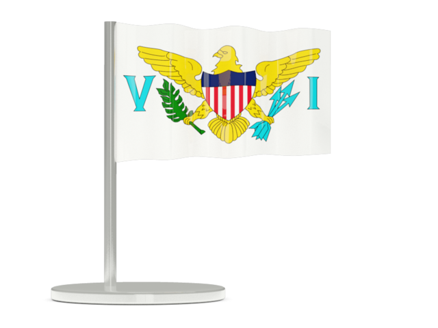 Flag pin. Download flag icon of Virgin Islands of the United States at PNG format