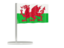 Wales. Flag pin. Download icon.