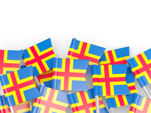 Flag pin backround. Download flag icon of Aland Islands at PNG format