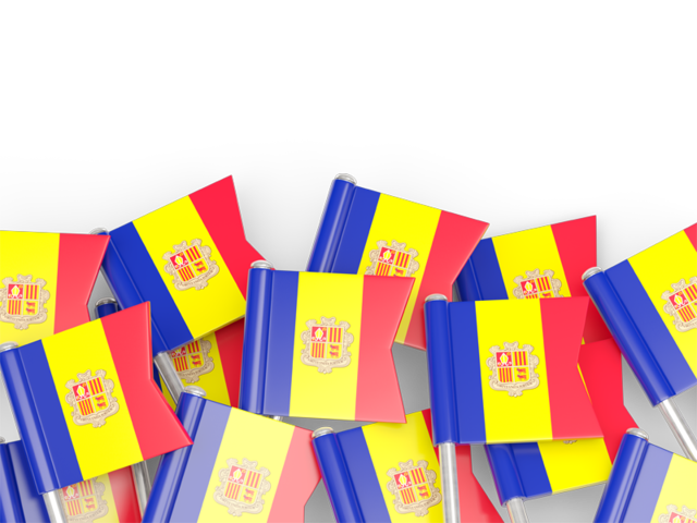 Flag pin backround. Download flag icon of Andorra at PNG format