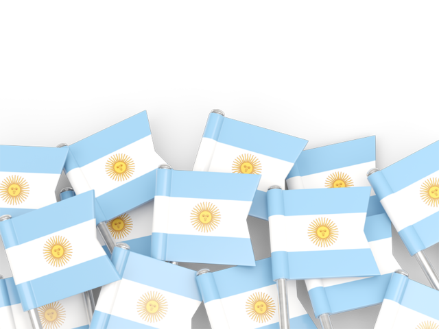Фон из флагов. Скачать флаг. Аргентина