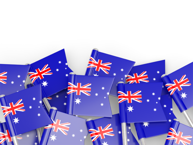 Фон из флагов. Скачать флаг. Австралийский Союз