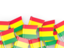 Bolivia. Flag pin backround. Download icon.