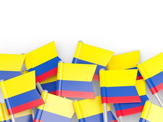Фон из флагов. Скачать флаг. Колумбия