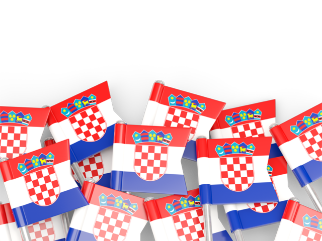 Фон из флагов. Скачать флаг. Хорватия
