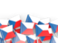 Czech Republic. Flag pin backround. Download icon.