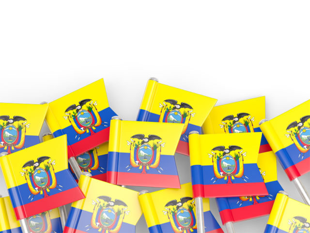 Фон из флагов. Скачать флаг. Эквадор