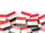 Egypt. Flag pin backround. Download icon.
