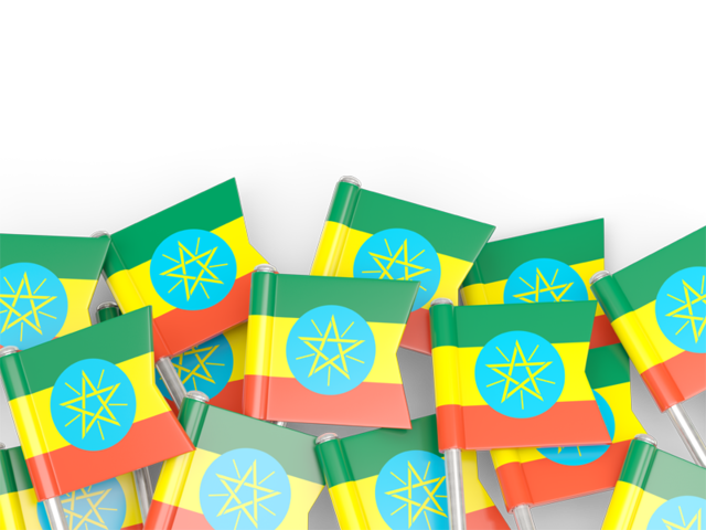 Фон из флагов. Скачать флаг. Эфиопия
