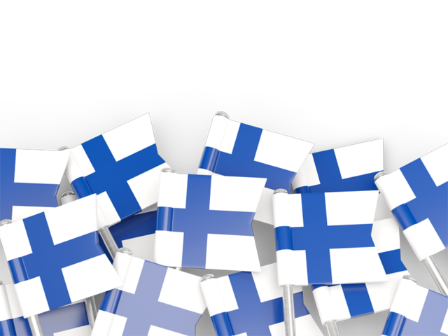 Фон из флагов. Скачать флаг. Финляндия