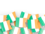 Ireland. Flag pin backround. Download icon.