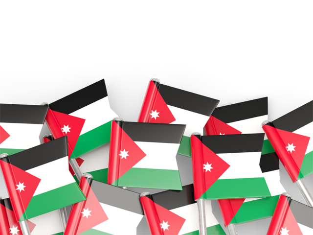 Фон из флагов. Скачать флаг. Иордания