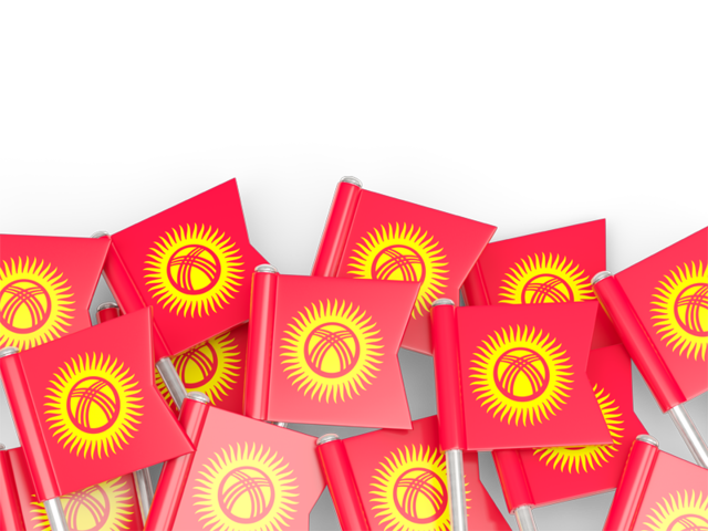 Flag pin backround. Download flag icon of Kyrgyzstan at PNG format