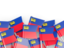 Liechtenstein. Flag pin backround. Download icon.