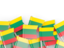 Lithuania. Flag pin backround. Download icon.