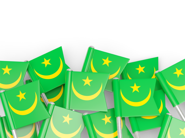 Фон из флагов. Скачать флаг. Мавритания
