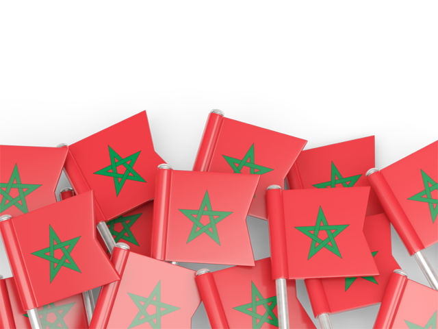 Фон из флагов. Скачать флаг. Марокко
