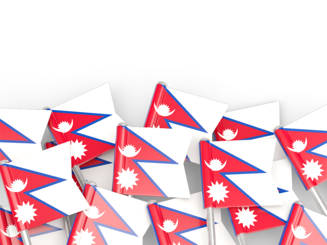Flag pin backround. Download flag icon of Nepal at PNG format
