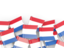 Netherlands. Flag pin backround. Download icon.