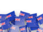 New Zealand. Flag pin backround. Download icon.