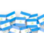 Nicaragua. Flag pin backround. Download icon.