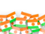 Niger. Flag pin backround. Download icon.