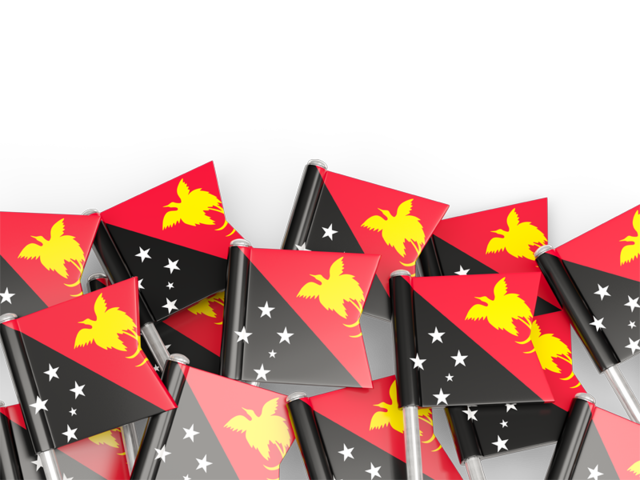 Фон из флагов. Скачать флаг. Папуа — Новая Гвинея