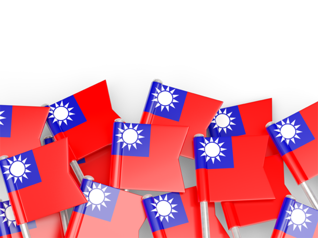 Flag pin backround. Download flag icon of Taiwan at PNG format