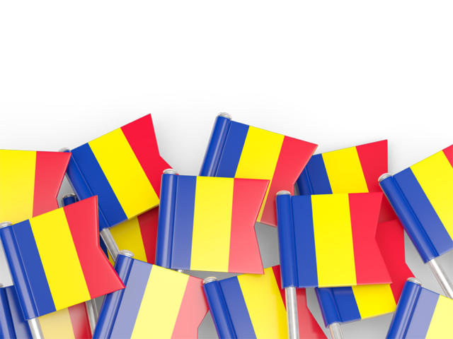 Фон из флагов. Скачать флаг. Румыния