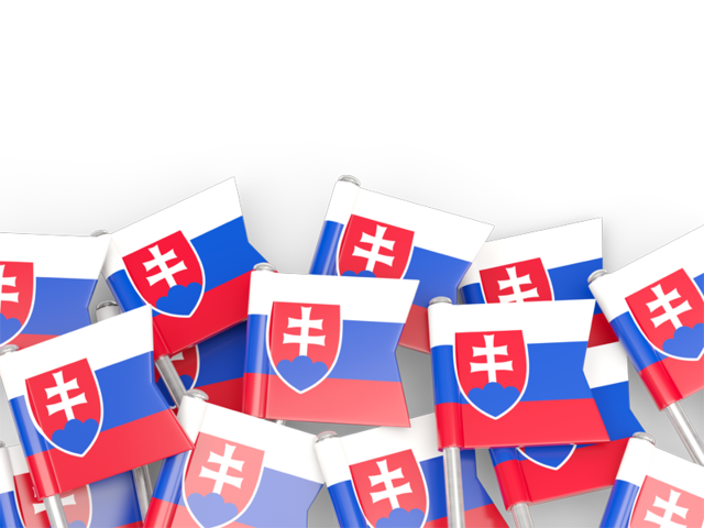Фон из флагов. Скачать флаг. Словакия