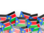 South Sudan. Flag pin backround. Download icon.