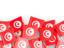 Tunisia. Flag pin backround. Download icon.