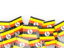 Uganda. Flag pin backround. Download icon.