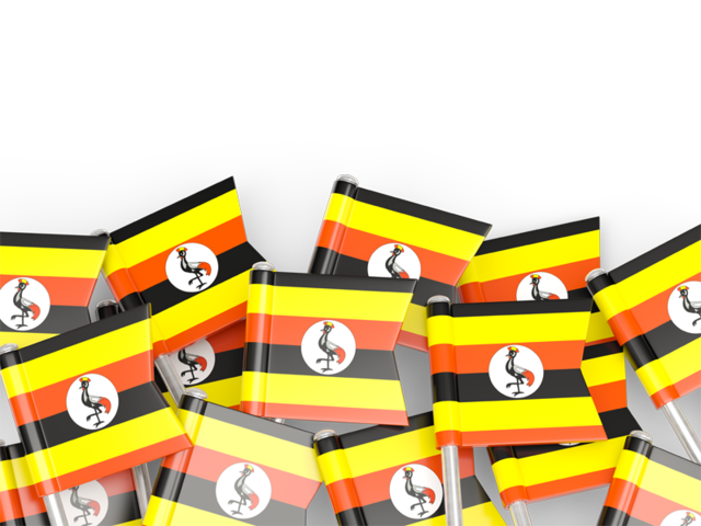 Фон из флагов. Скачать флаг. Уганда