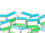 Uzbekistan. Flag pin backround. Download icon.