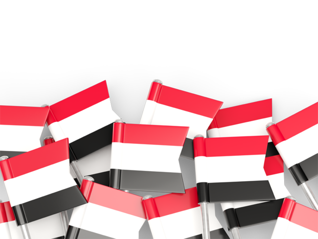 Фон из флагов. Скачать флаг. Йемен