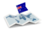 Australia. Flag pin with map. Download icon.