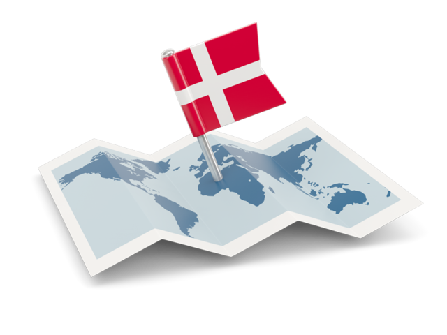 Flag pin with map. Download flag icon of Denmark at PNG format