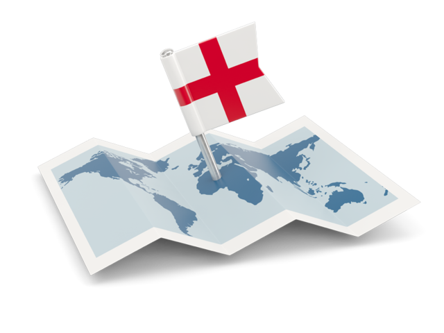 Flag pin with map. Download flag icon of England at PNG format