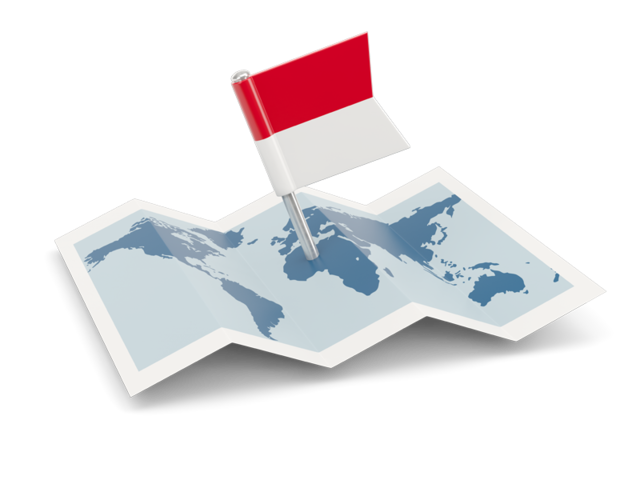 Flag pin with map. Download flag icon of Indonesia at PNG format