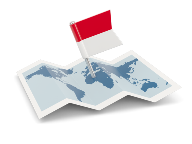 Flag pin with map. Download flag icon of Monaco at PNG format
