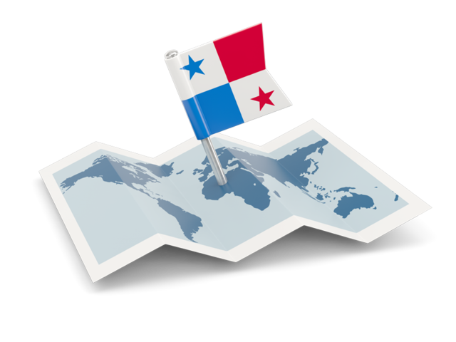 Flag pin with map. Download flag icon of Panama at PNG format